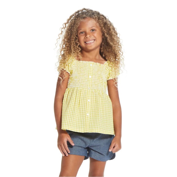 Andy & Evan - Girls’ 3 Pc Short + Tops Set - Picture 3 of 6